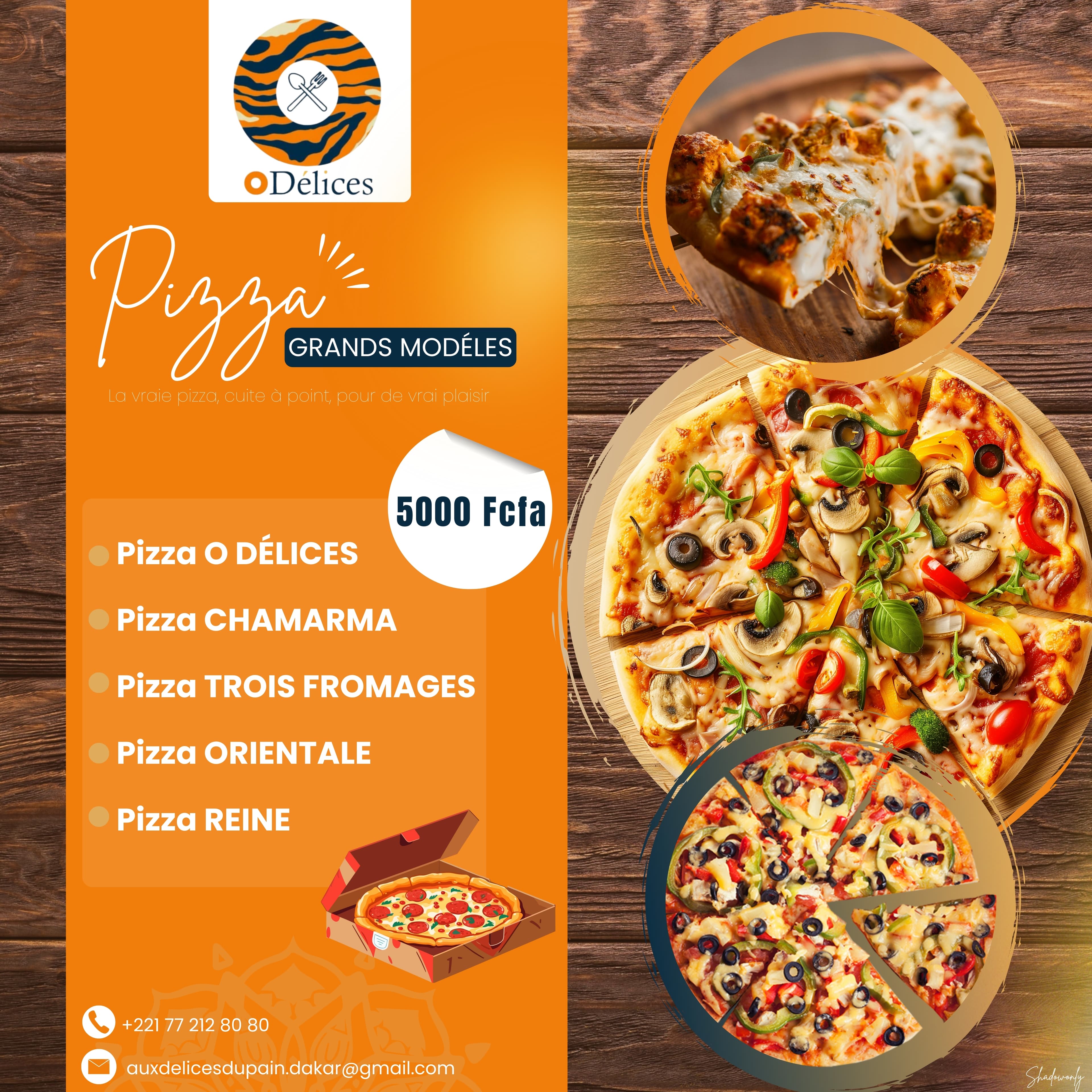 Panneau publicitaire — Pizza